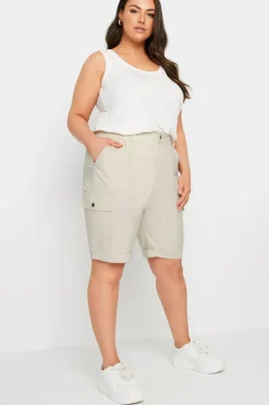 Elasticated Waist Cargo Shorts