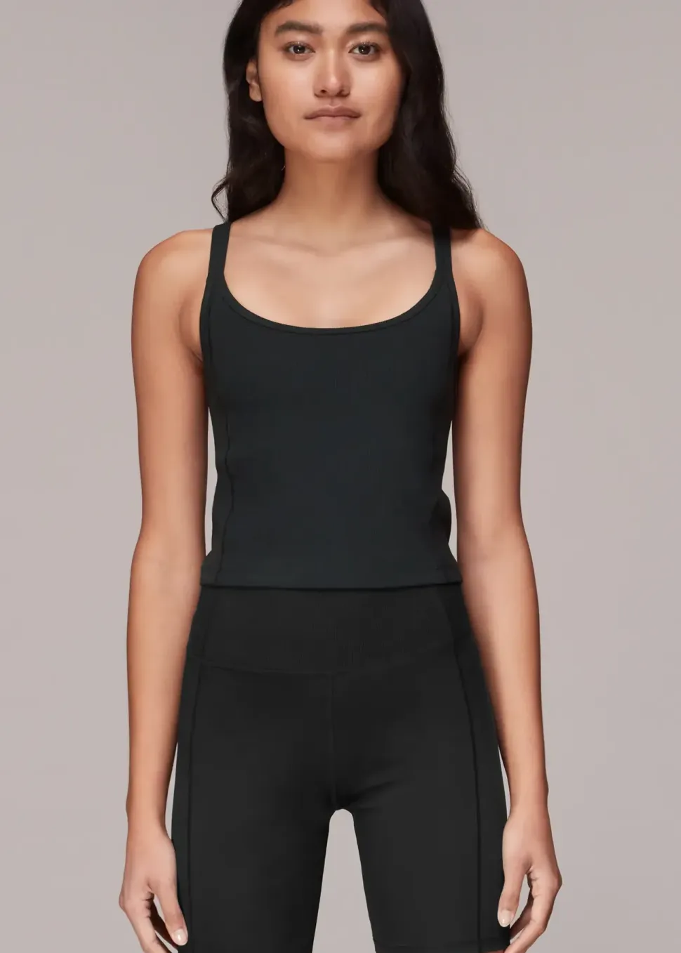 Elasticated Waist Ribbed Shorts-