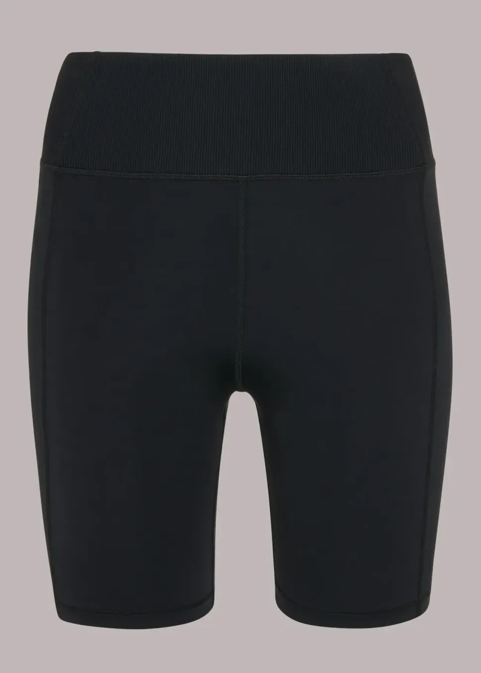 Elasticated Waist Ribbed Shorts-