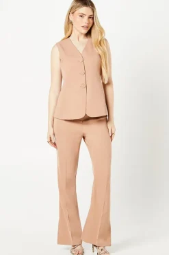 Elastic Waist Kickflare Trouser