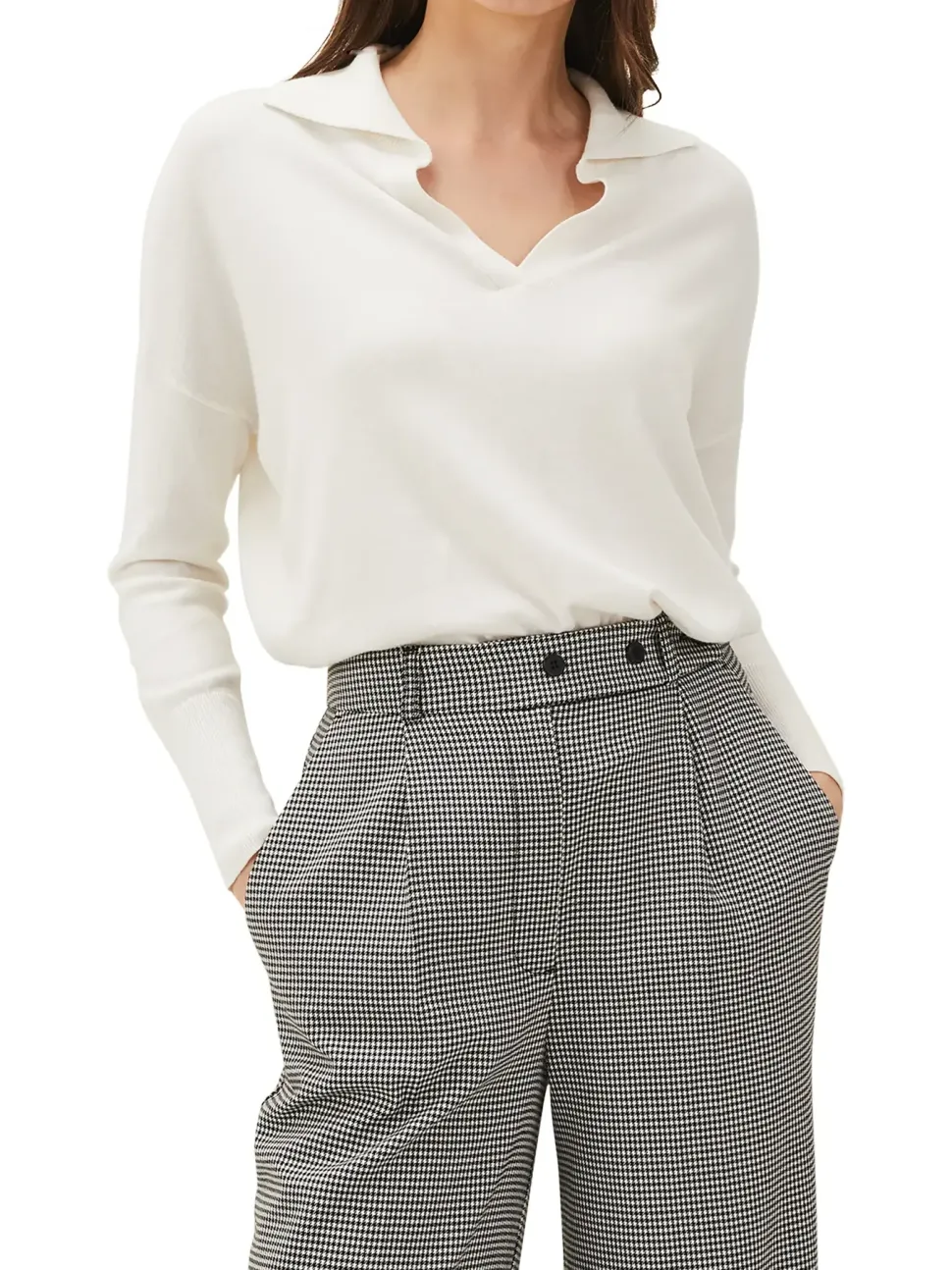 Eliena Polo Collar Knit Jumper-