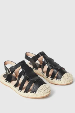 Eloise T Bar Espadrille Flat Shoe