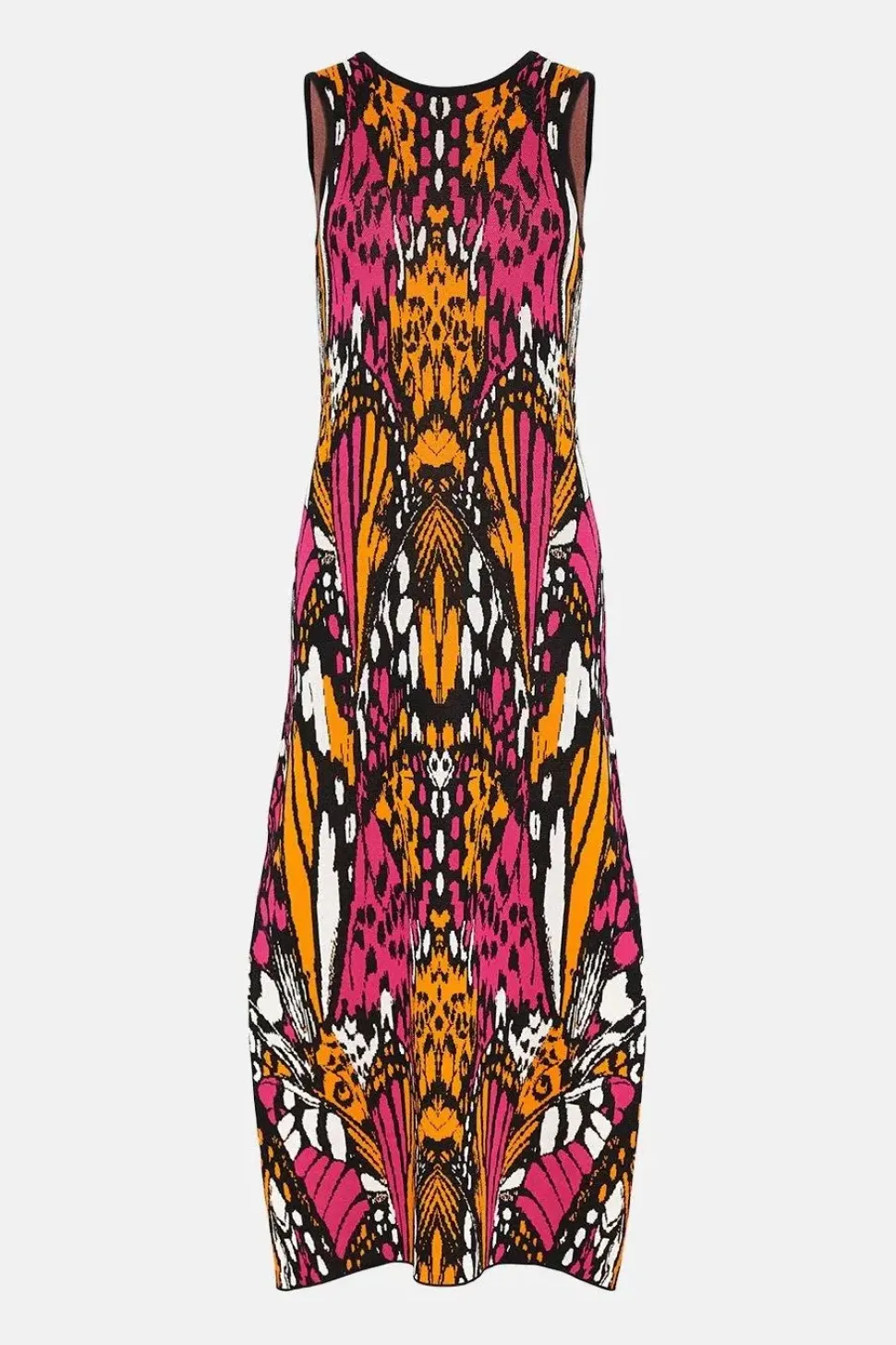 Embellished Butterfly Jacquard Maxi Dress
