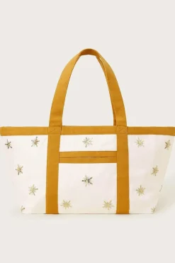 Embellished Canvas Bag