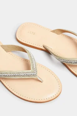 Embellished Flip Flops