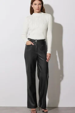 Embellished Neckline Jumper