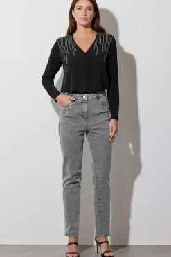 Embellished Shoulder Bodysuit
