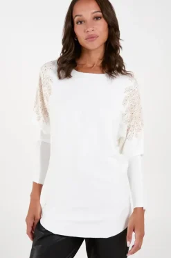 Embellished Shoulder Jumper