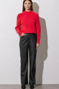 Embellished Sleeve Jumper