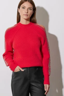 Embellished Sleeve Jumper