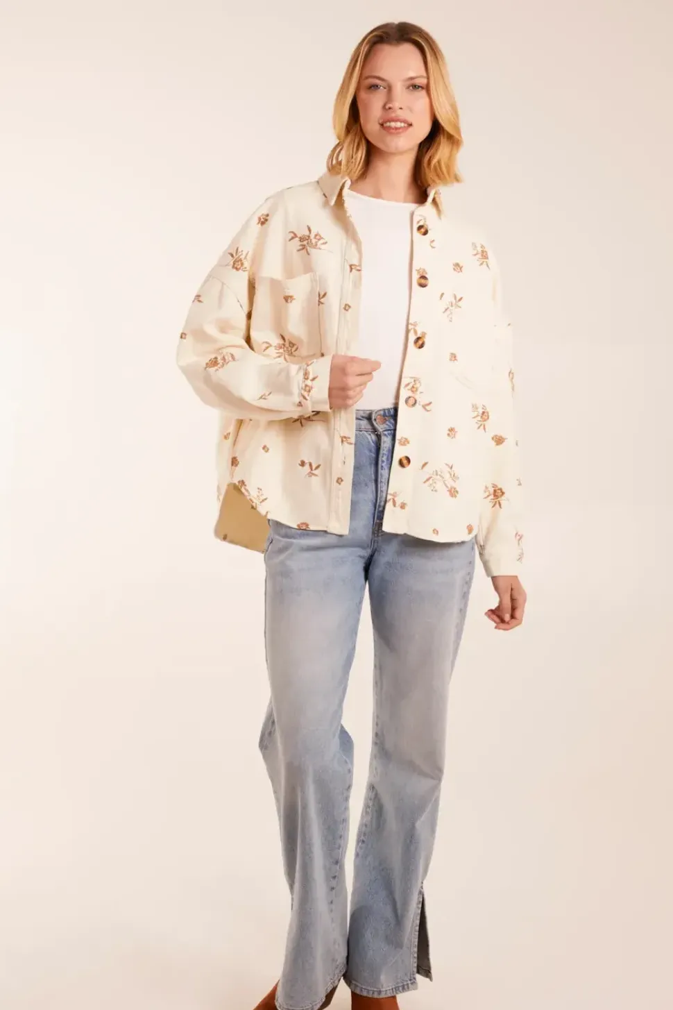 Embroidered Overshirt
