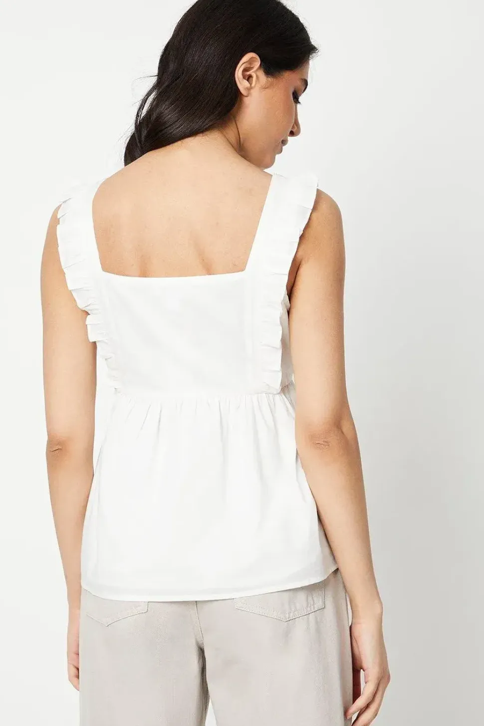 Embroidered Sleeveless Blouse