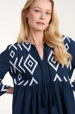 Embroidered Tunic Dress