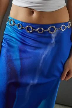 Engraved Interlinked Chain Belt