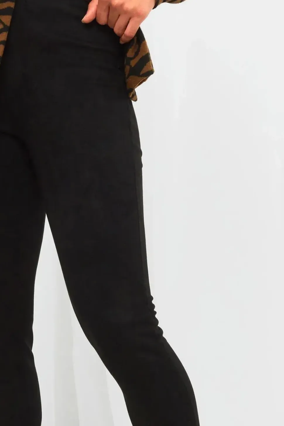 Essentials Super Soft High Waisted Suedette Skinny Fit Leggings