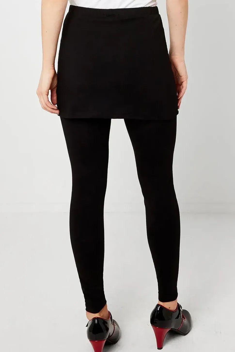 Essentials Super Soft Organic Cotton Skinny Fit Skirted 2 in 1 Leggings