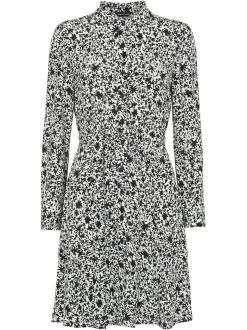 Eucalyptus Print Shirt Dress-Printed
