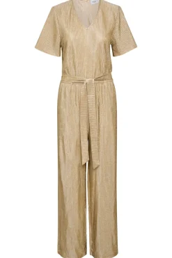 Evy Short Sleeve V-neck Jumpsuit-