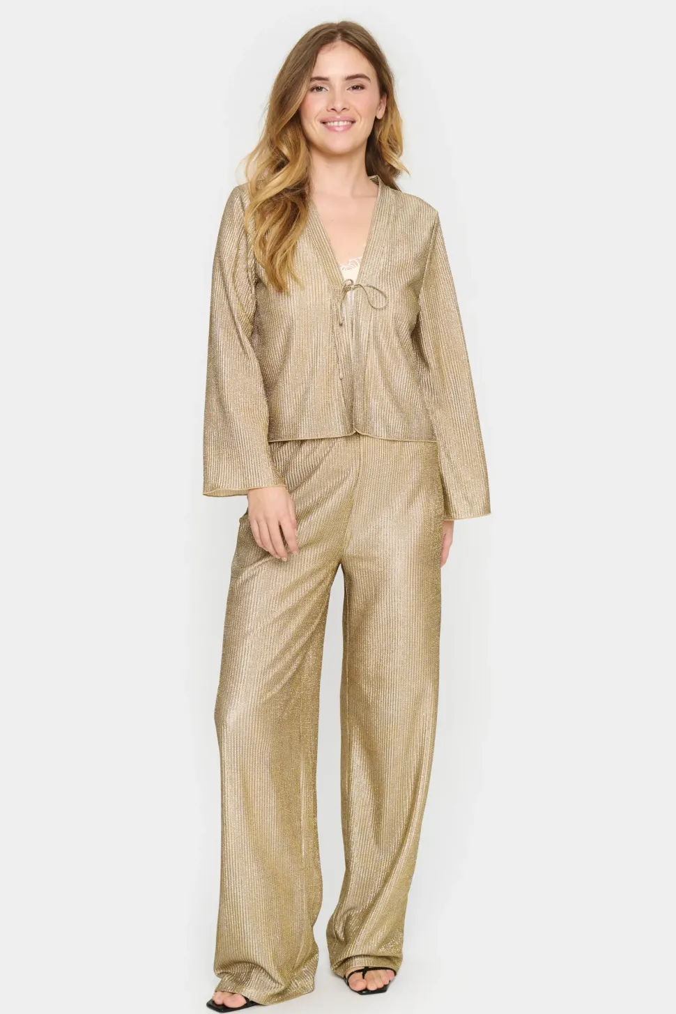 Evy Tie Front Casual Fit Bolero-