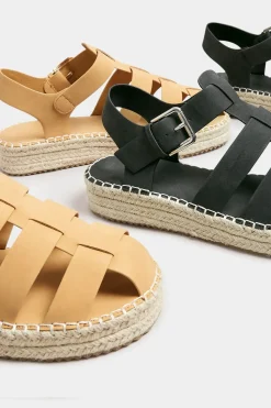 Extra Wide EEE Fit Flatform Gladiator Espadrilles