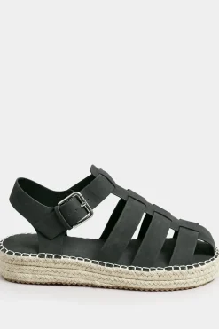 Extra Wide EEE Fit Flatform Gladiator Espadrilles