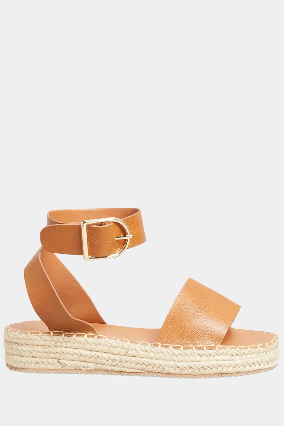 Extra Wide Fit Black Flatform Espadrilles