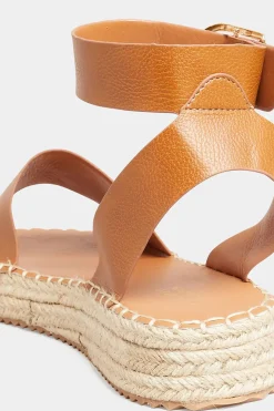 Extra Wide Fit Black Flatform Espadrilles