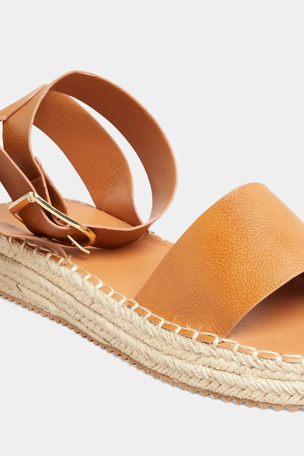 Extra Wide Fit Black Flatform Espadrilles