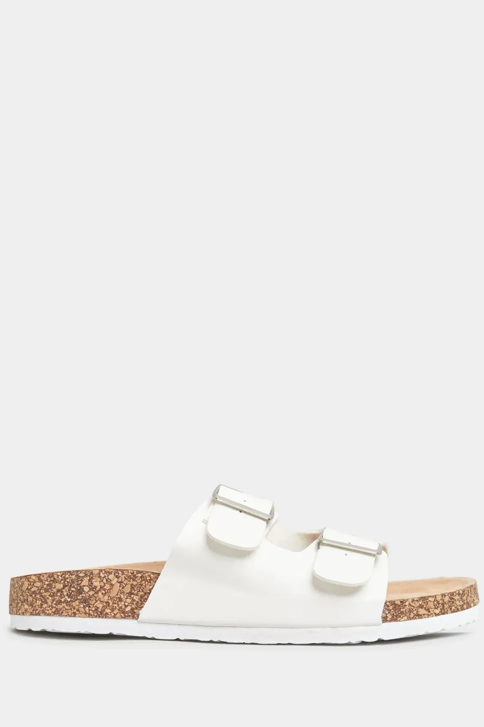 Extra Wide Fit Buckle Strap Footbed Sandals