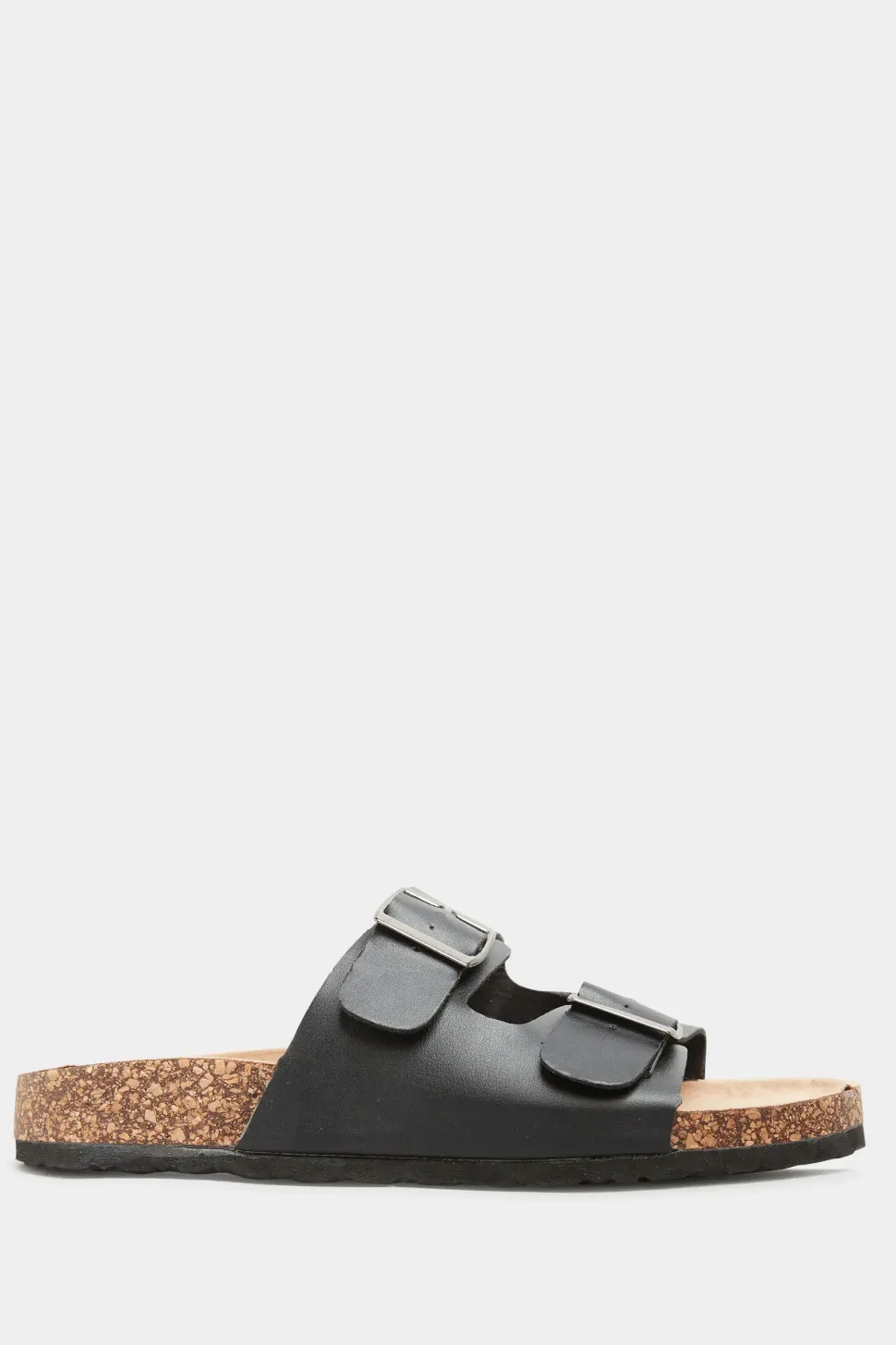 Extra Wide Fit Buckle Strap Footbed Sandals