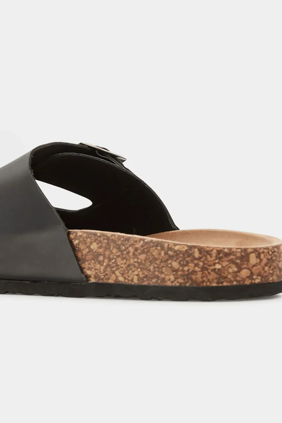 Extra Wide Fit Buckle Strap Footbed Sandals