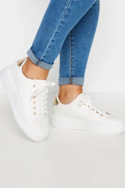 Extra Wide Fit Chevron Chunky Trainers