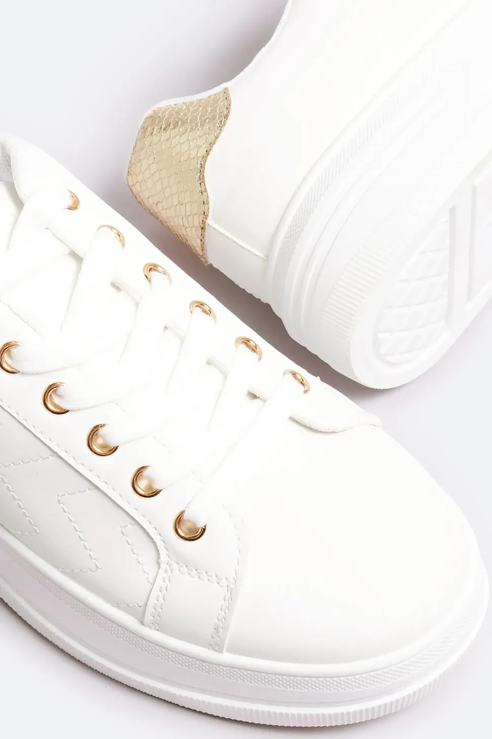 Extra Wide Fit Chevron Chunky Trainers