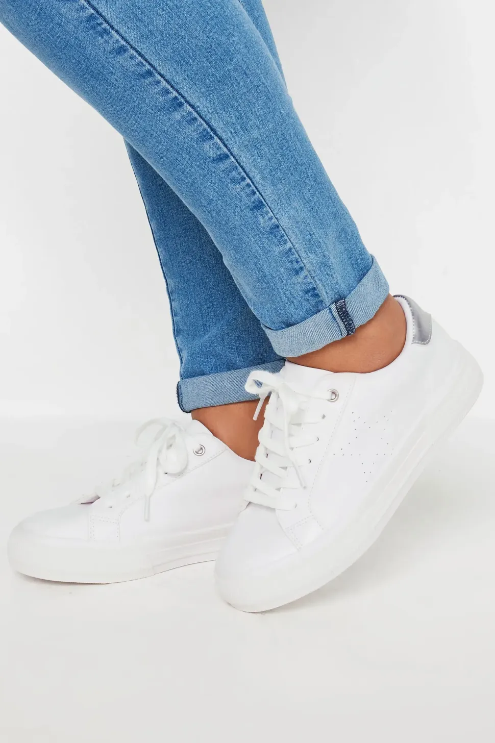 Extra Wide Fit Cut Out Trainers
