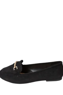 Extra Wide Fit Faux Suede Buckle Loafers