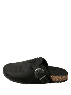 Extra Wide Fit Faux Suede Clogs