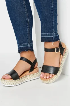 Extra Wide Fit Platform Espadrille Wedge Heels
