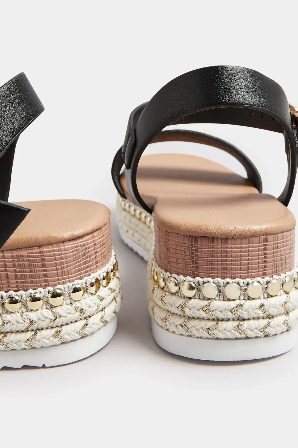Extra Wide Fit Platform Espadrille Wedge Heels
