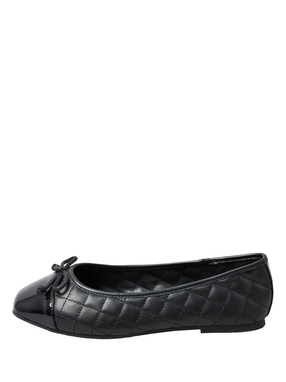Extra Wide Fit Quilted Ballerina Pumps
