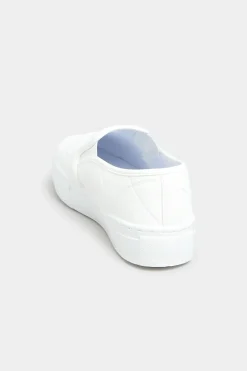 Extra Wide Fit Quilted Slip-On Trainers