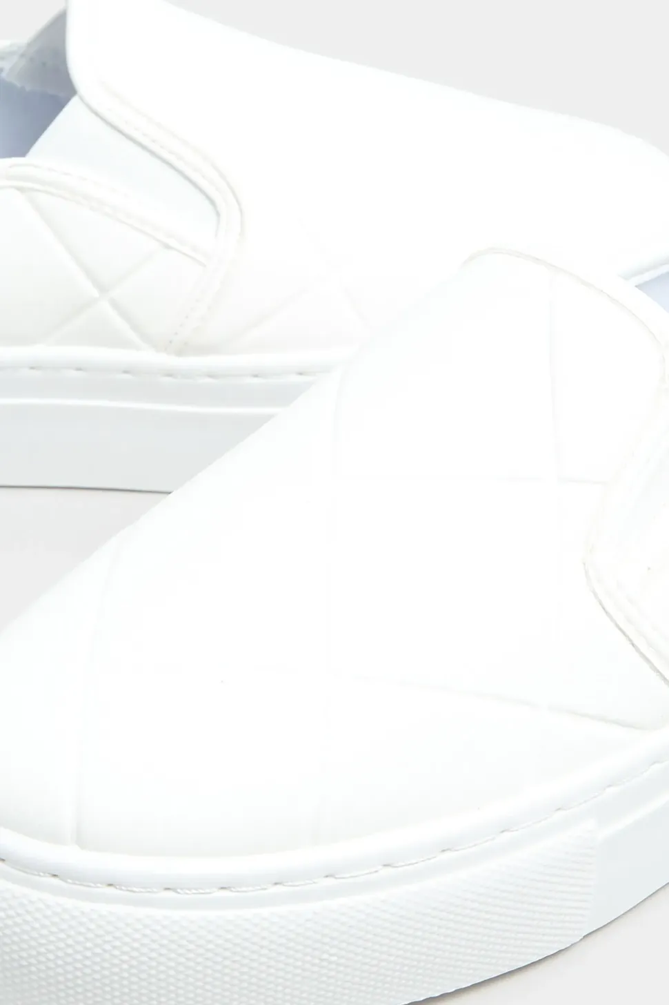 Extra Wide Fit Quilted Slip-On Trainers