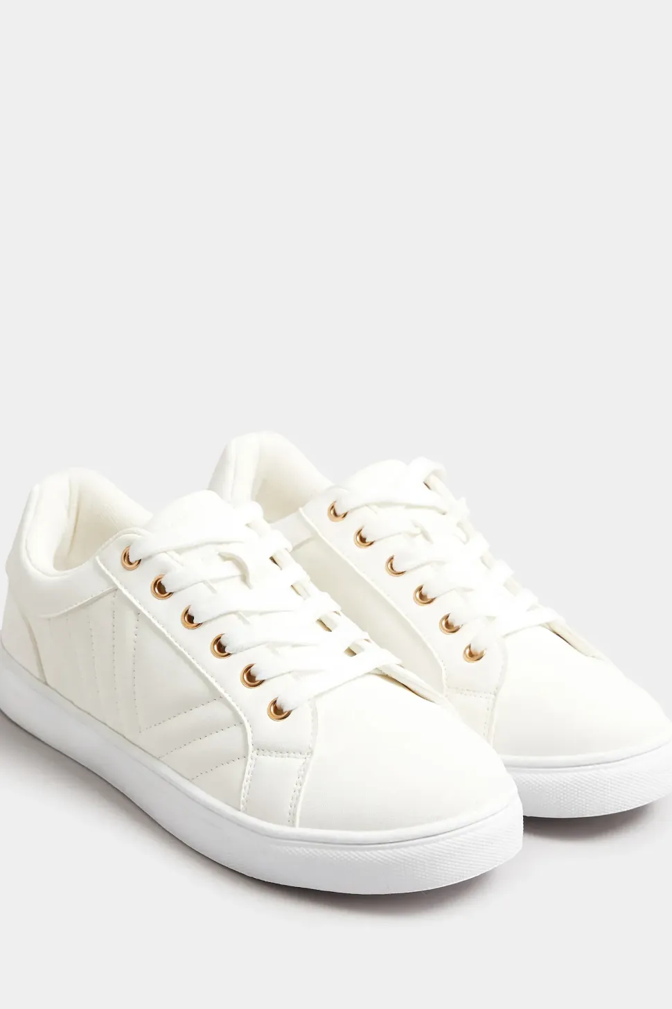 Extra Wide Fit Quilted Trainers