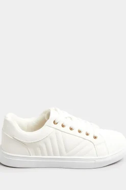 Extra Wide Fit Quilted Trainers