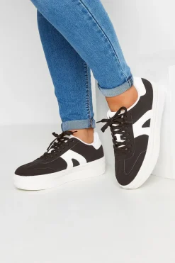 Extra Wide Fit Retro Platform Trainers