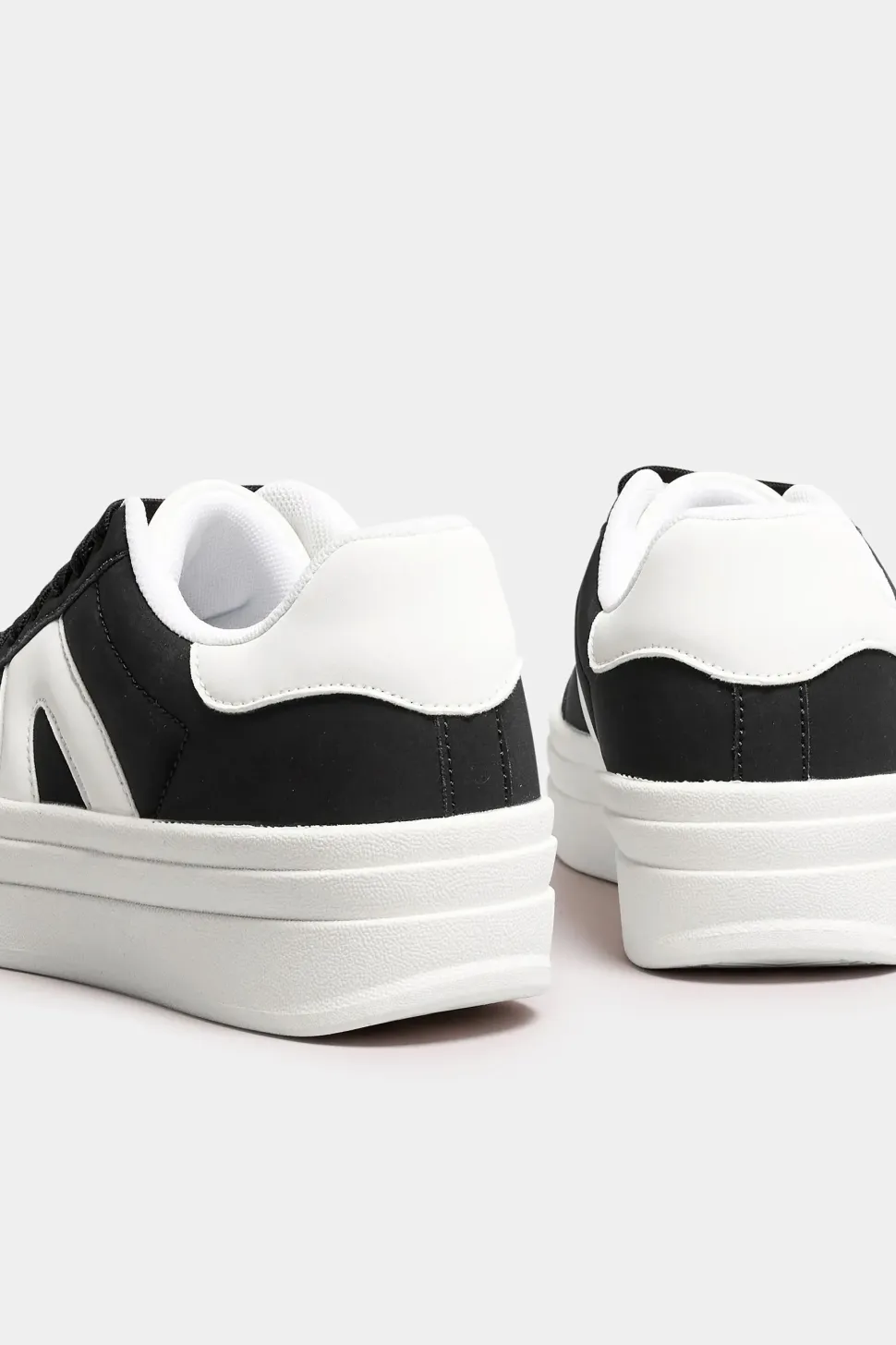Extra Wide Fit Retro Platform Trainers