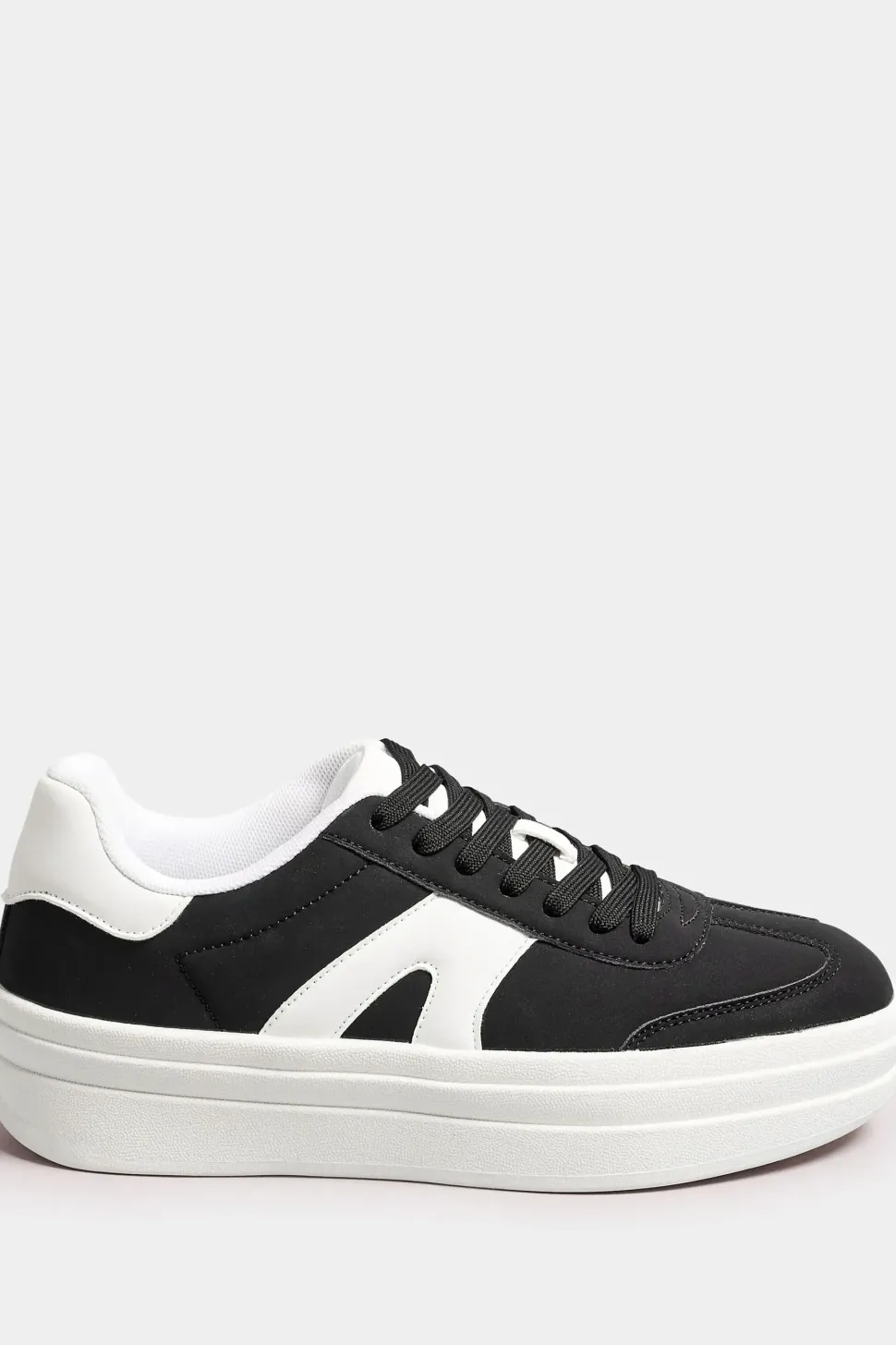 Extra Wide Fit Retro Platform Trainers