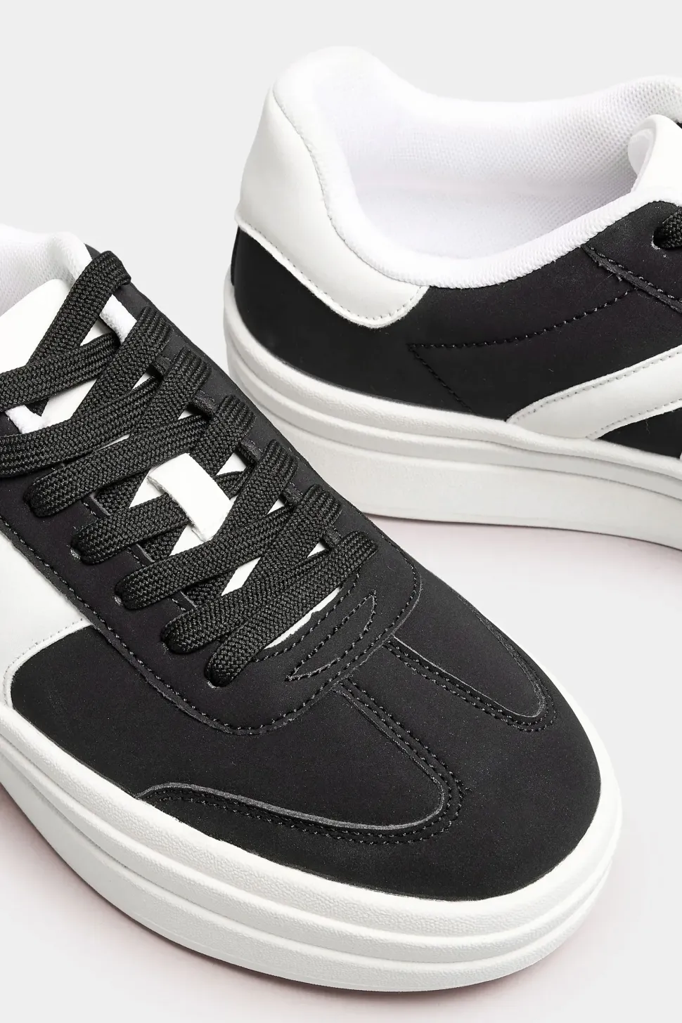 Extra Wide Fit Retro Platform Trainers
