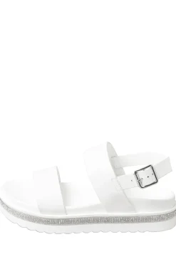 Extra Wide Fit Sparkle Flatform Sandals