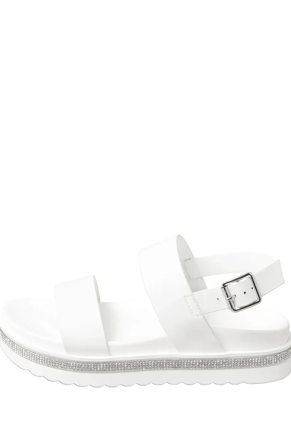 Extra Wide Fit Sparkle Flatform Sandals