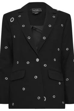 Eyelet Detail Blazer